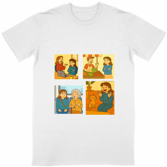 T-Shirt TRUE STORY - face_blanc