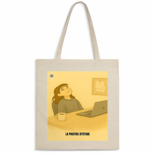 Totebag "La poitive atitude" - face_naturel