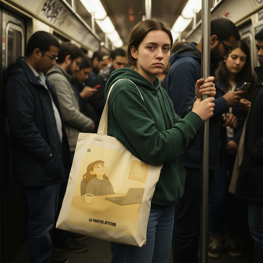 Tote-bag "LA POSITIVE ATTITUDE"