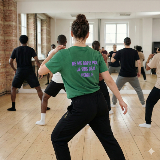 T SHIRT COLLECTION DANSE: Ne me copie pas, je suis déjà perdu.e