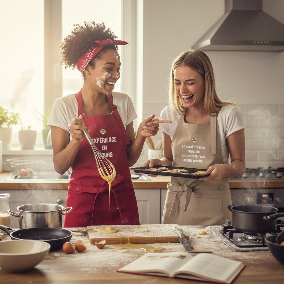 Tablier "En cas d'urgence merci de contacter le resto le plus proche"