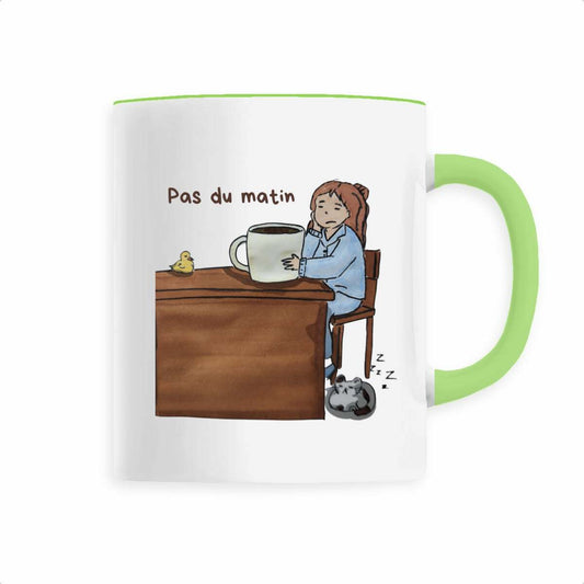 Mug "Pas du matin" : L'hymne des Anti-Réveils. - face_0