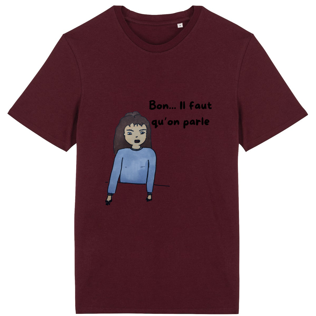 T-shirt "Bon... Il faut qu'on parle" – L'Annonce de l'Apocalypse - face_3