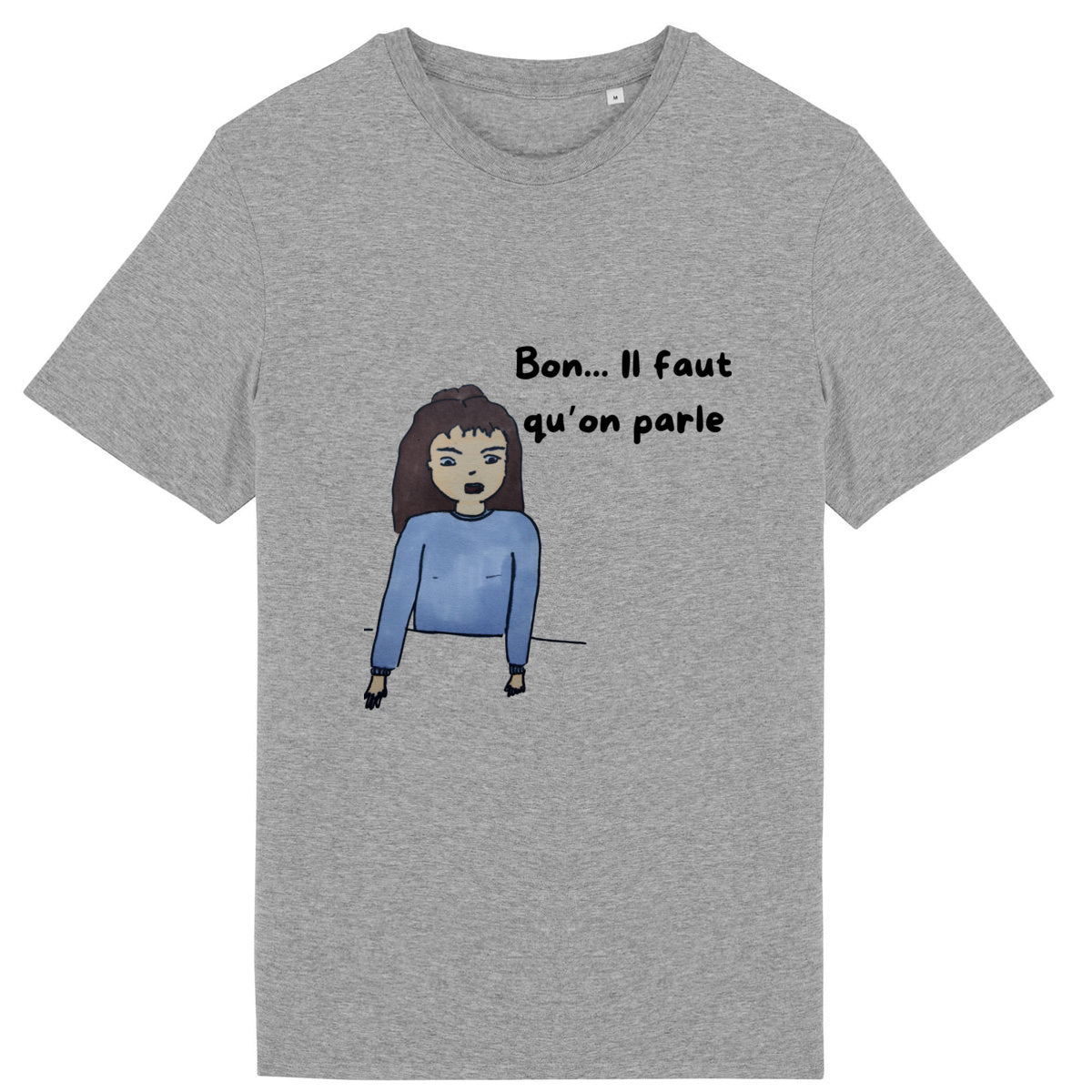 T-shirt "Bon... Il faut qu'on parle" – L'Annonce de l'Apocalypse - face_4