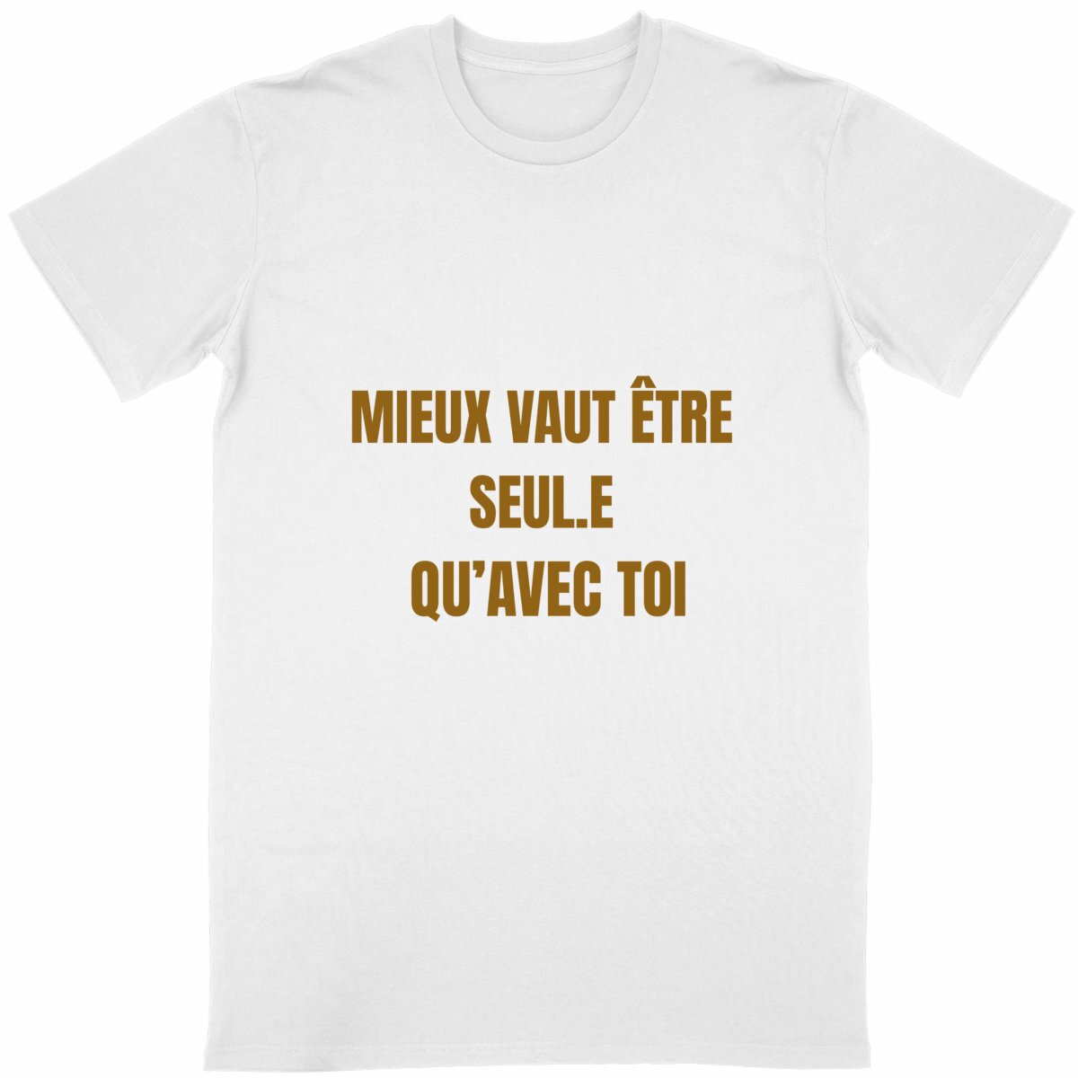T-shirt Unisexe Classique Anti Relous - face_blanc