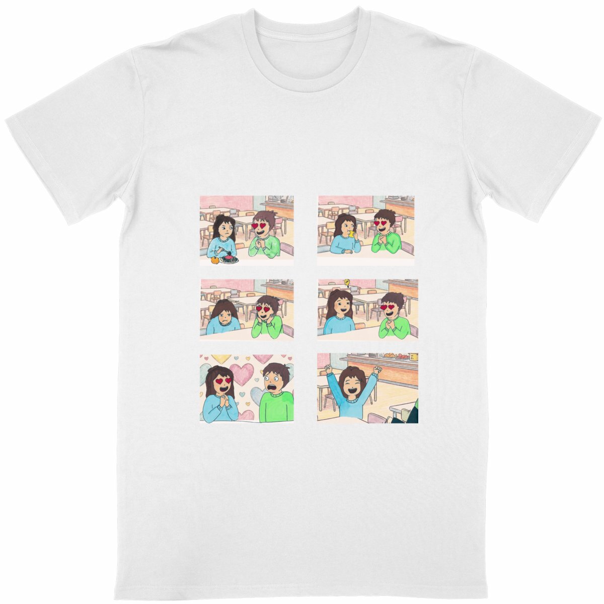 T-shirt - Le Jeu de l'Amour  – L'Anti-Relou Officiel - face_blanc