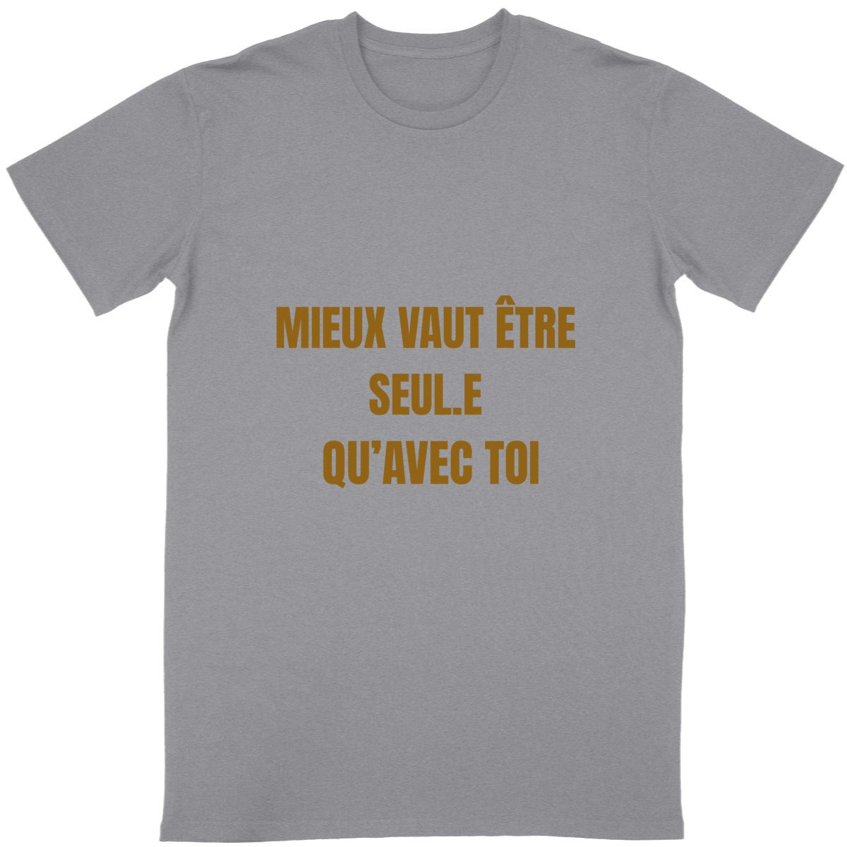 T-shirt Unisexe Classique Anti Relous - face_gris