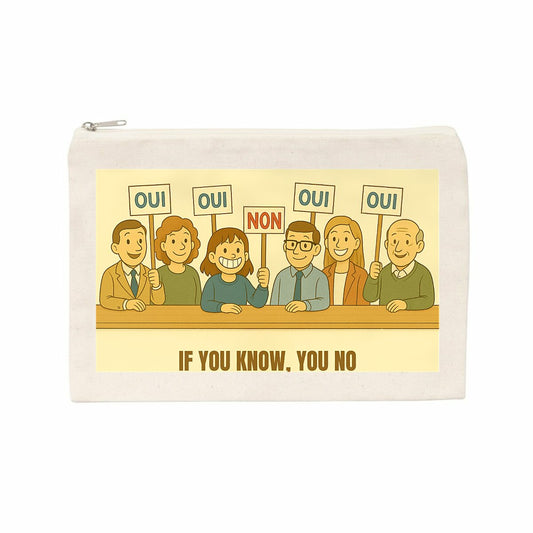 Pochette IF YOU KNOW, YOU NO - face_naturel